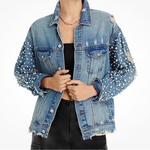 Bloomingdale’s Sunset + Spring Embellished Denim Jacket